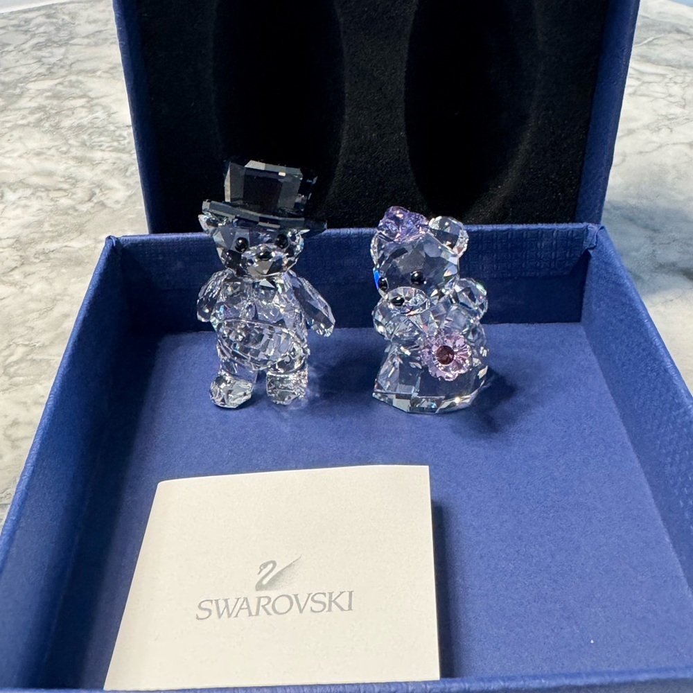 Swarovski Crystal Bear Figurines